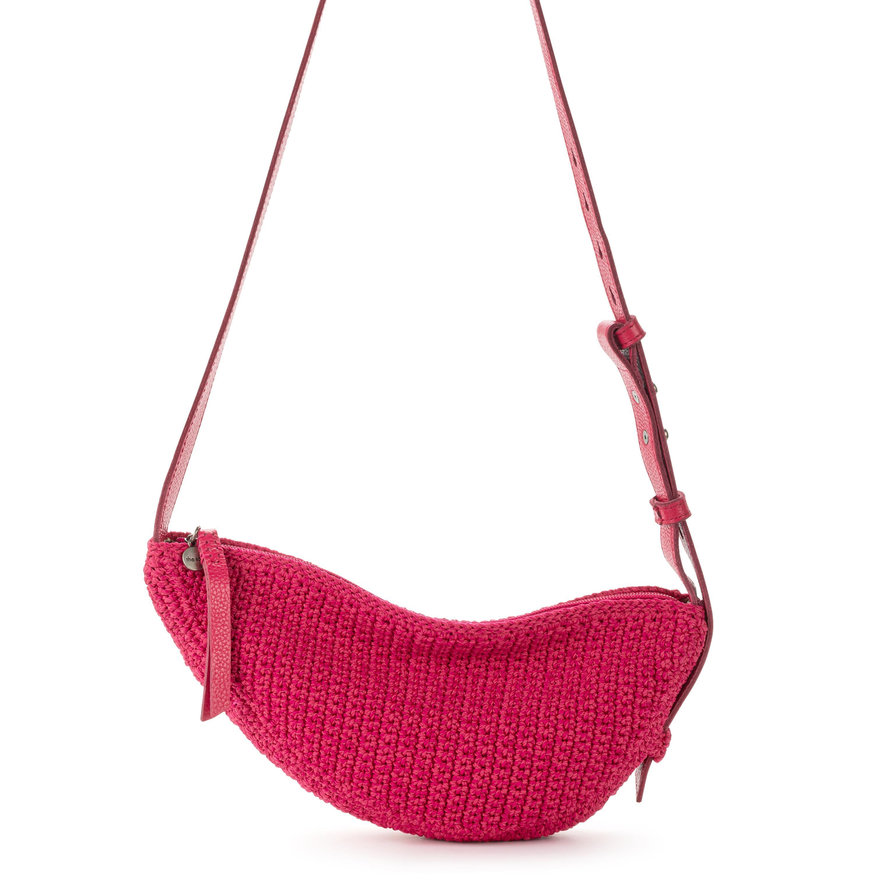 The Sak Tess Sling - Hand Crochet - Magenta