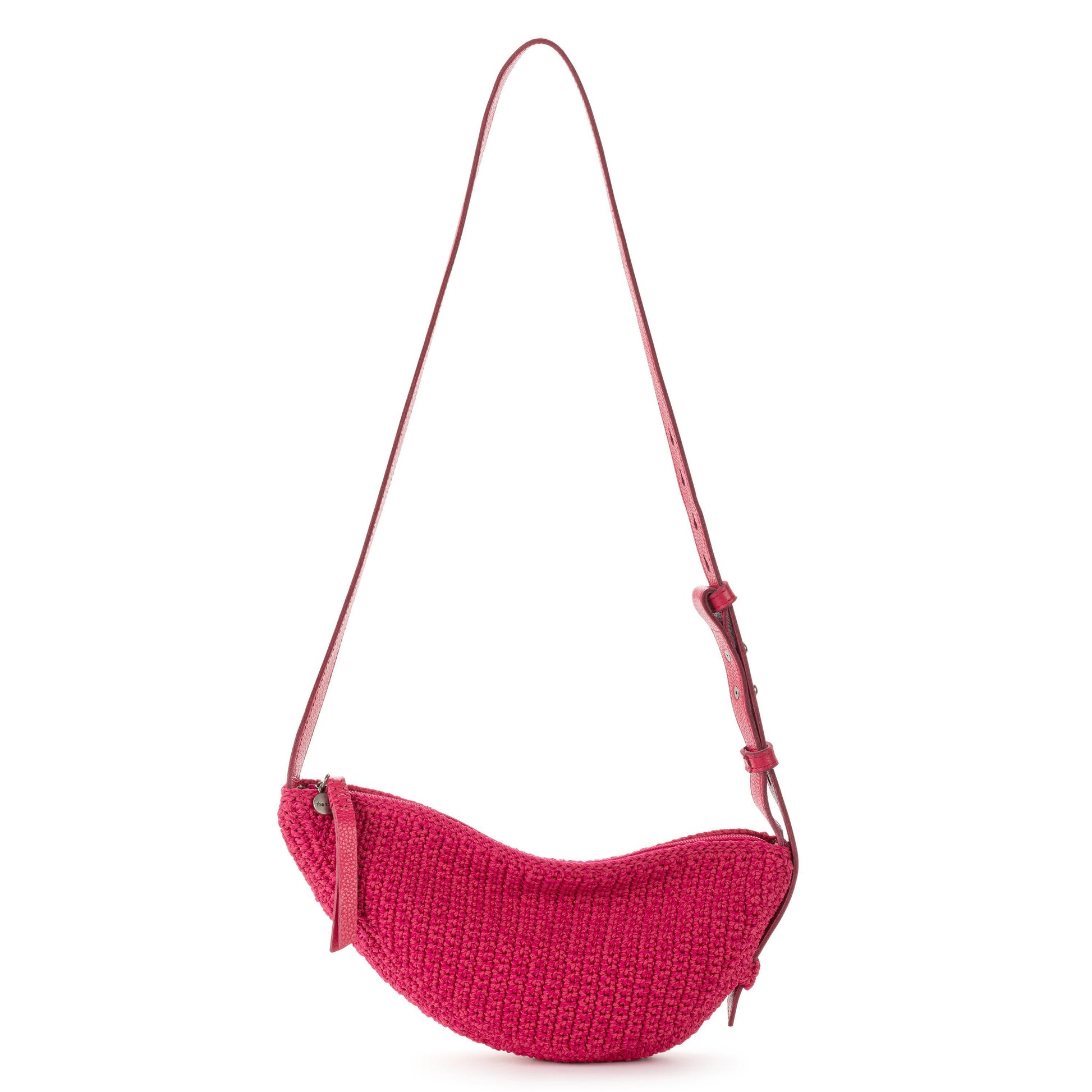 The Sak Tess Sling Bag Crochet - |Magenta|