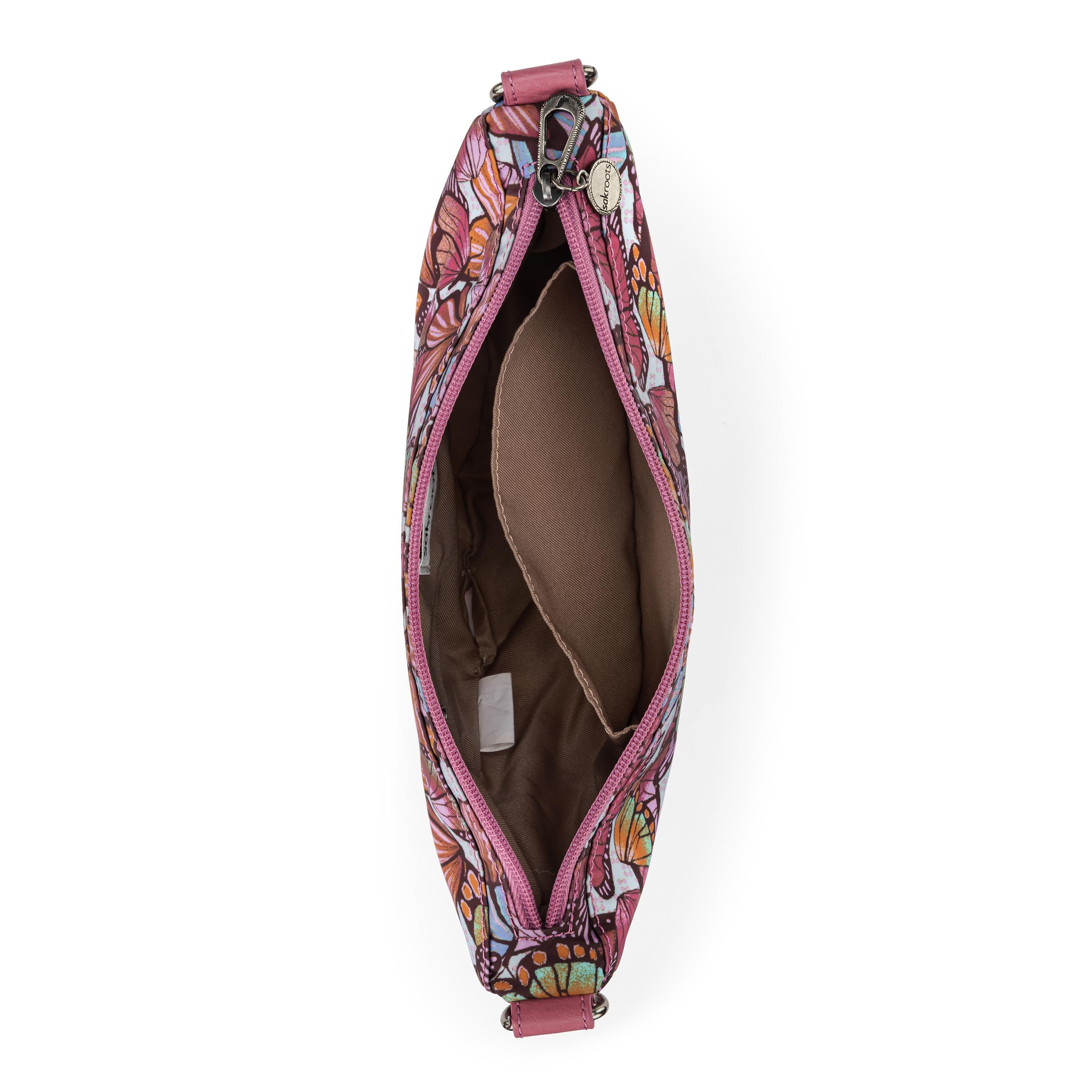 Sakroots Tess Sling - EcoTwill - Mulberry Butterfly Bloom