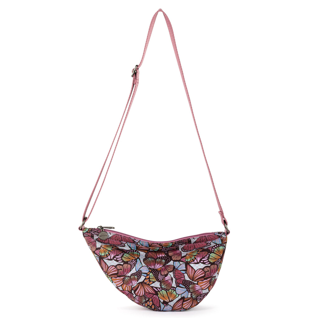 Sakroots Tess Sling - EcoTwill - Mulberry Butterfly Bloom