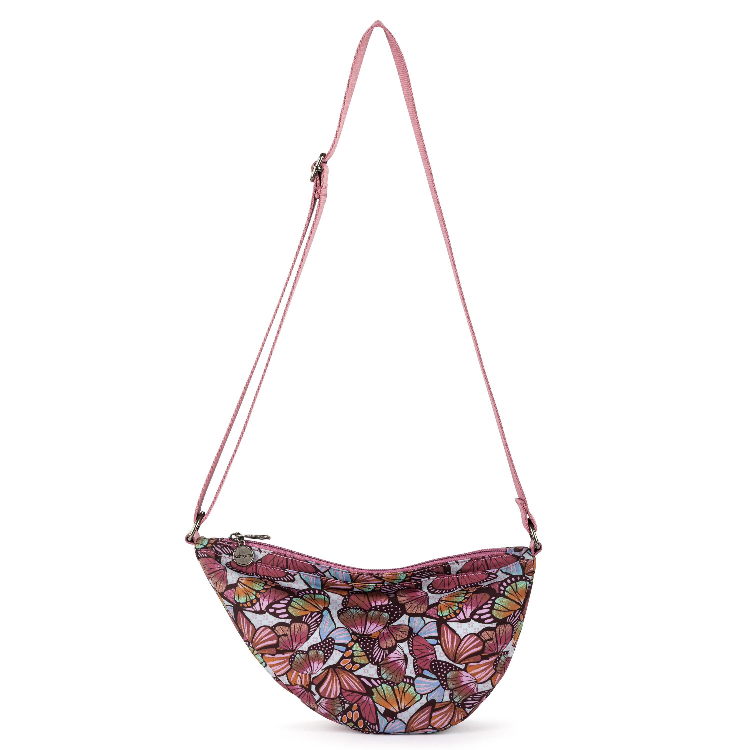 Sakroots Tess Sling - EcoTwill - Mulberry Butterfly Bloom