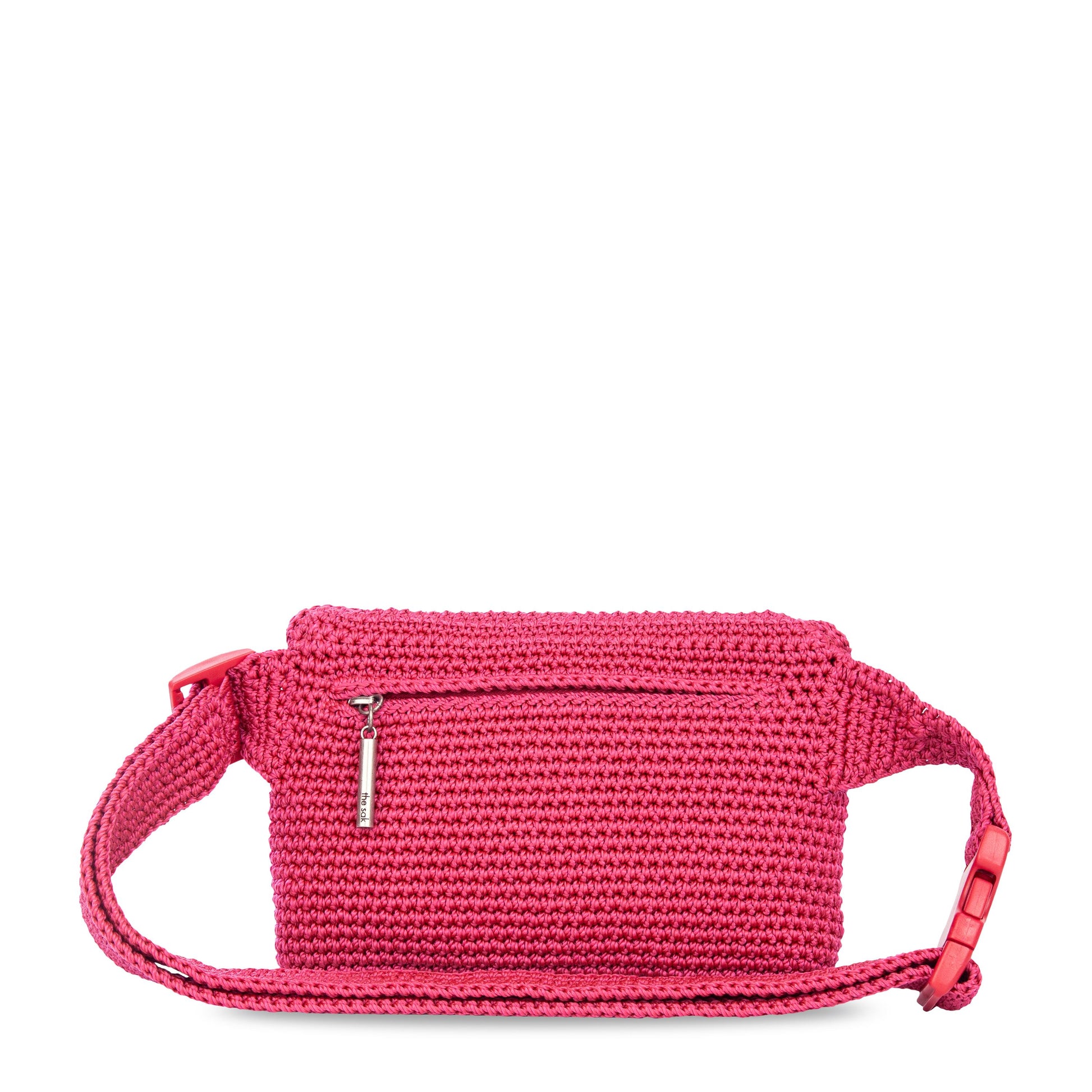 The Sak Caraway Small Belt Bag Crochet - |Magenta|