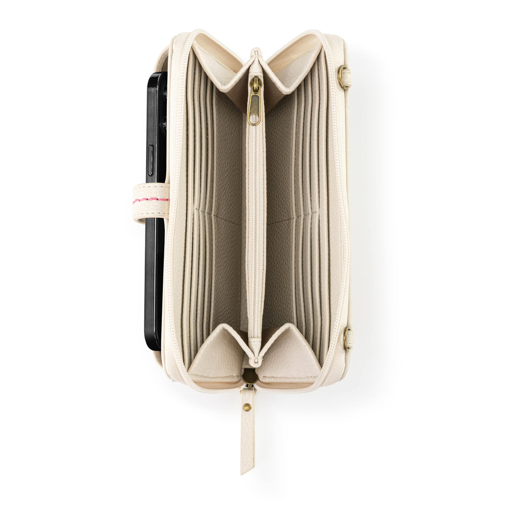 The Sak Iris Smartphone Wallet - Leather - Stone Multi Eyelet