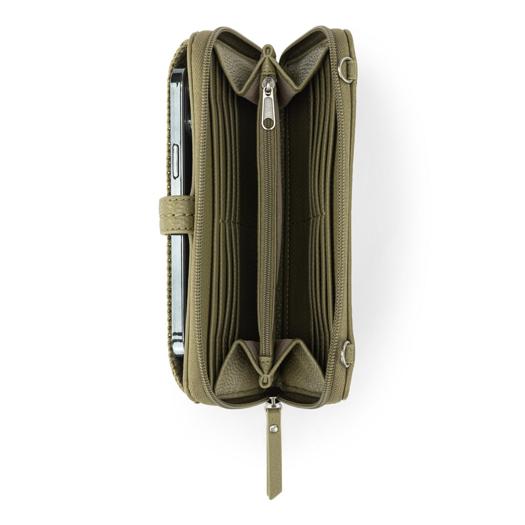 The Sak Iris Smartphone Wallet - Leather - Loden