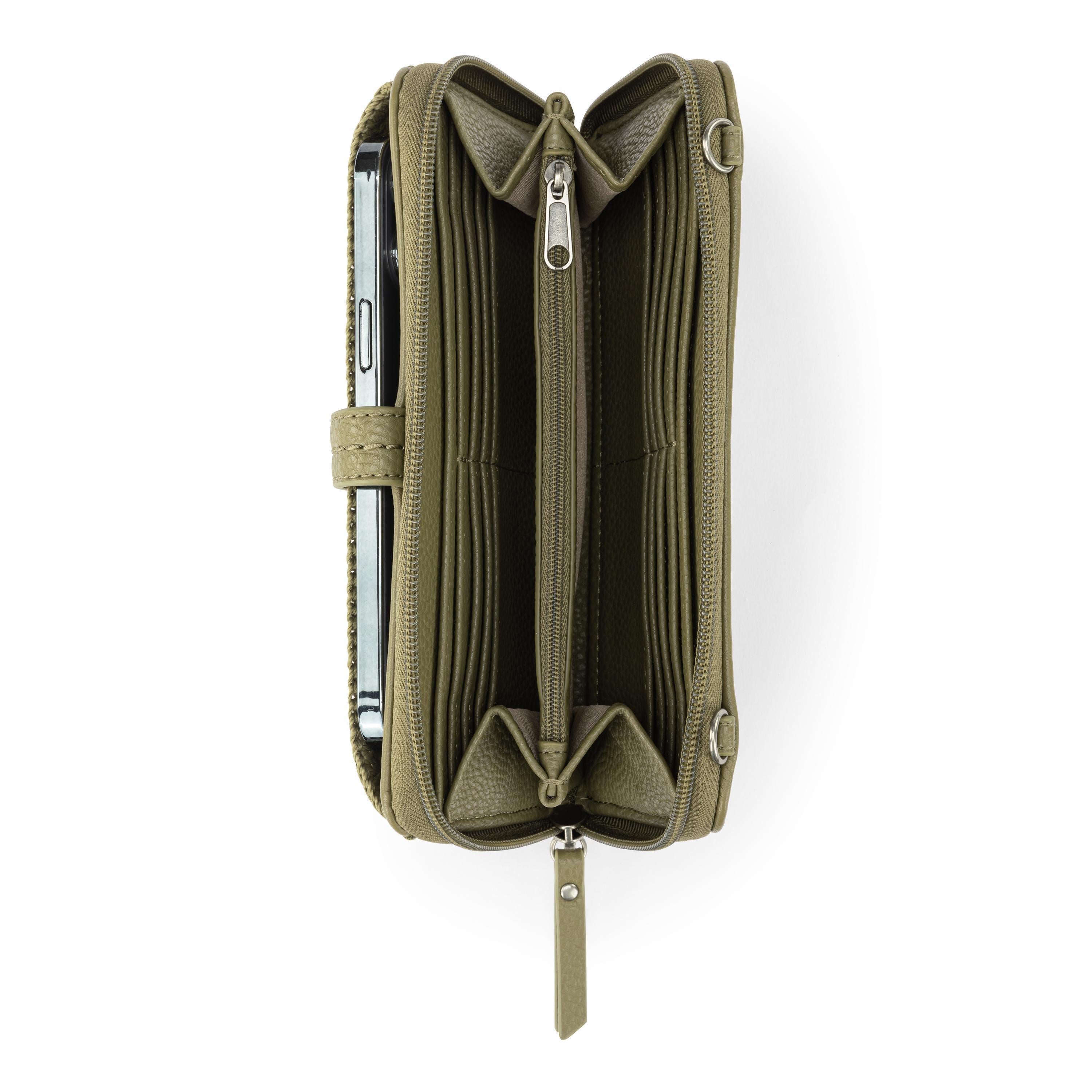 The Sak Iris Smartphone Wallet - Leather - Loden