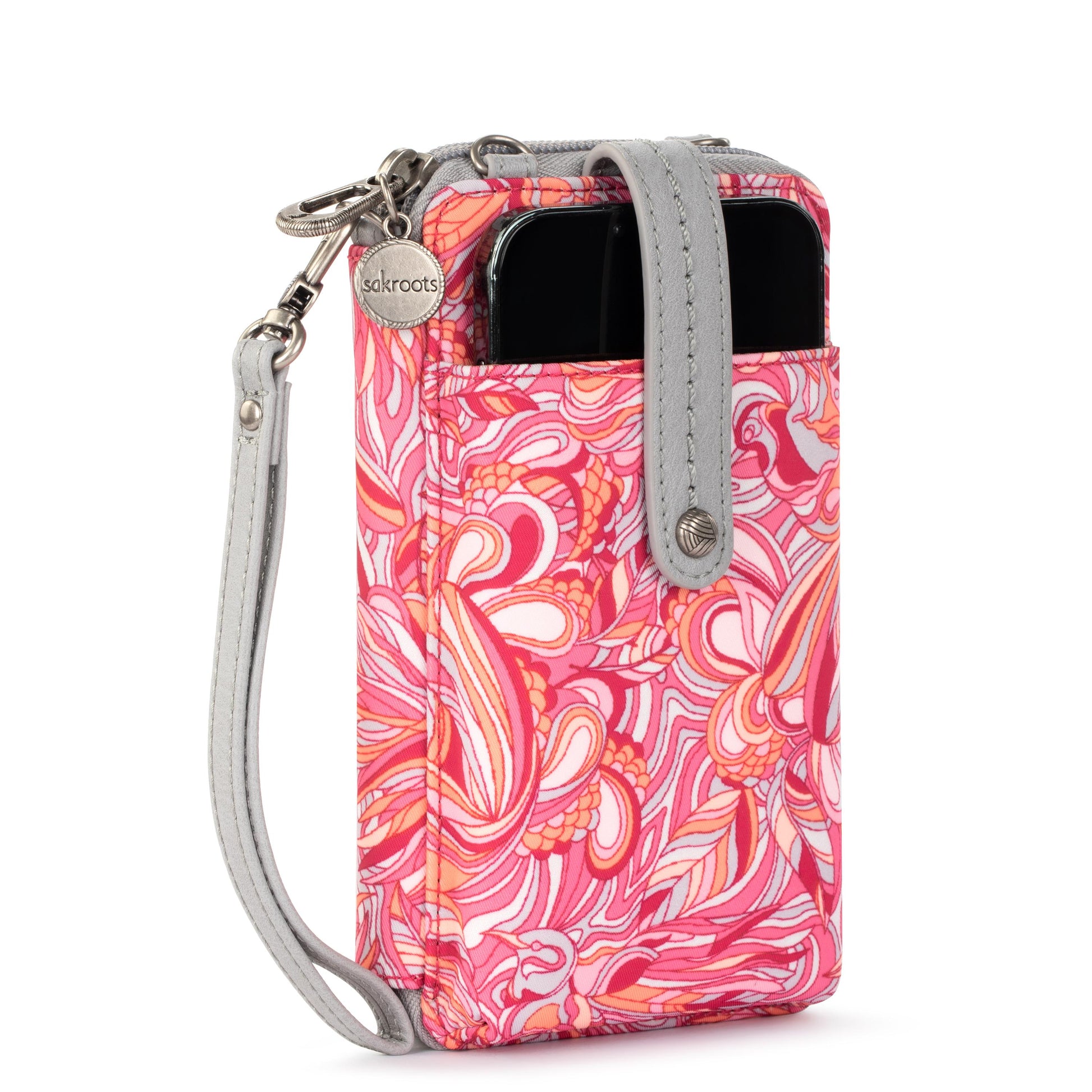 Sakroots Salinas Smartphone Crossbody EcoTwill - |Sorbet Treehouse|