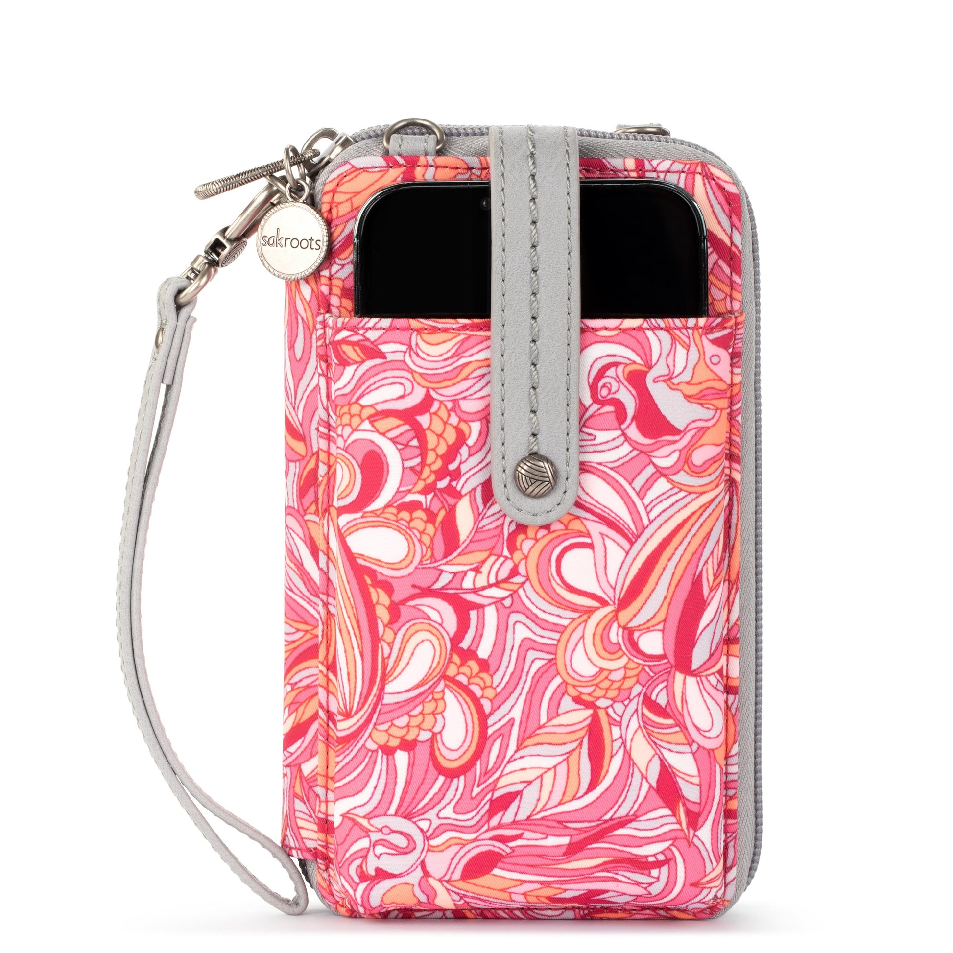 Sakroots Salinas Smartphone Crossbody EcoTwill - |Sorbet Treehouse|