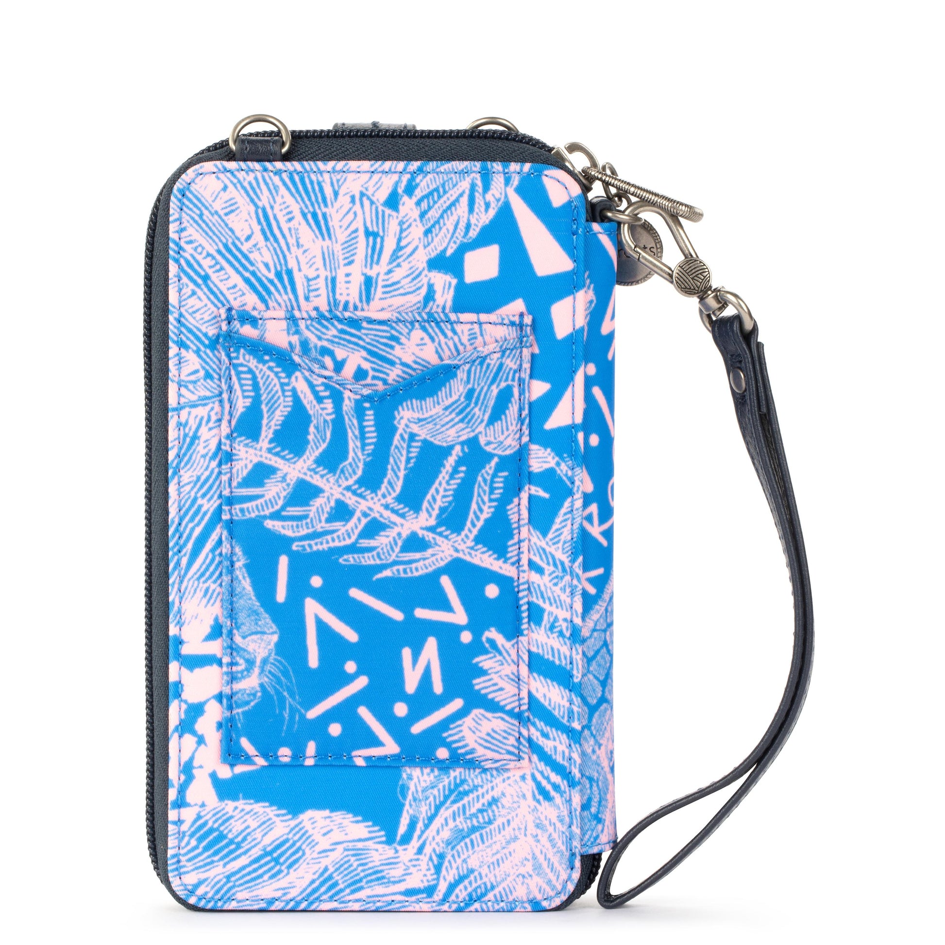 Sakroots Salinas Smartphone Crossbody EcoTwill - |Bubblegum Wildlife|