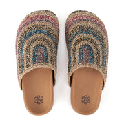 Bolinas Clog - Hand Crochet - Ubud Stripe