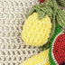 Lanie Market Tote - Hand Crochet - Natural Fruit