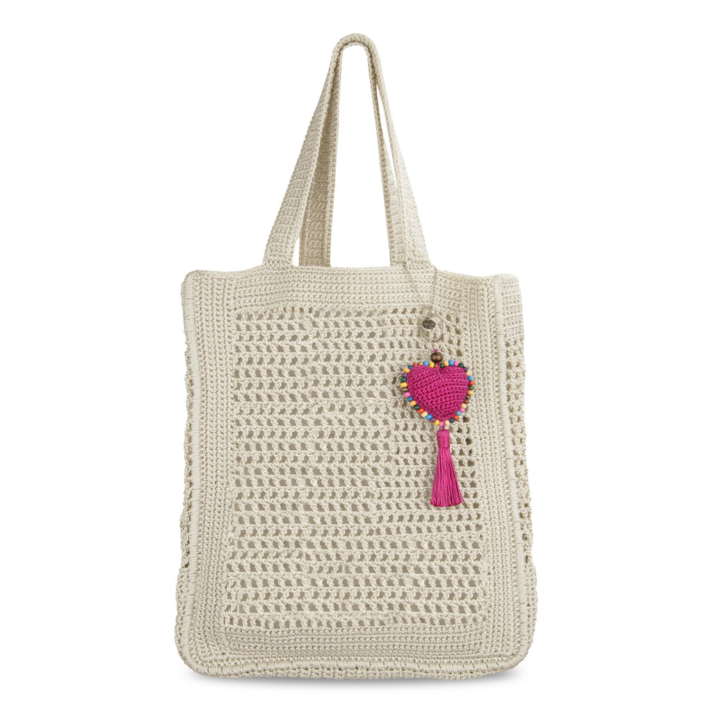 The Sak Lanie Market Tote - Hand Crochet - Natural Fruit