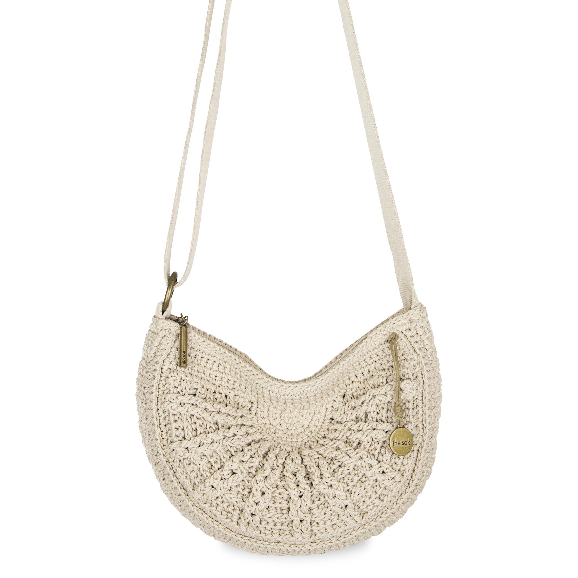 The Sak Ryder Small Crossbody Crochet - |Ecru Sunbeam|