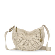 Ryder Small Crossbody - Hand Crochet - Ecru Sunbeam