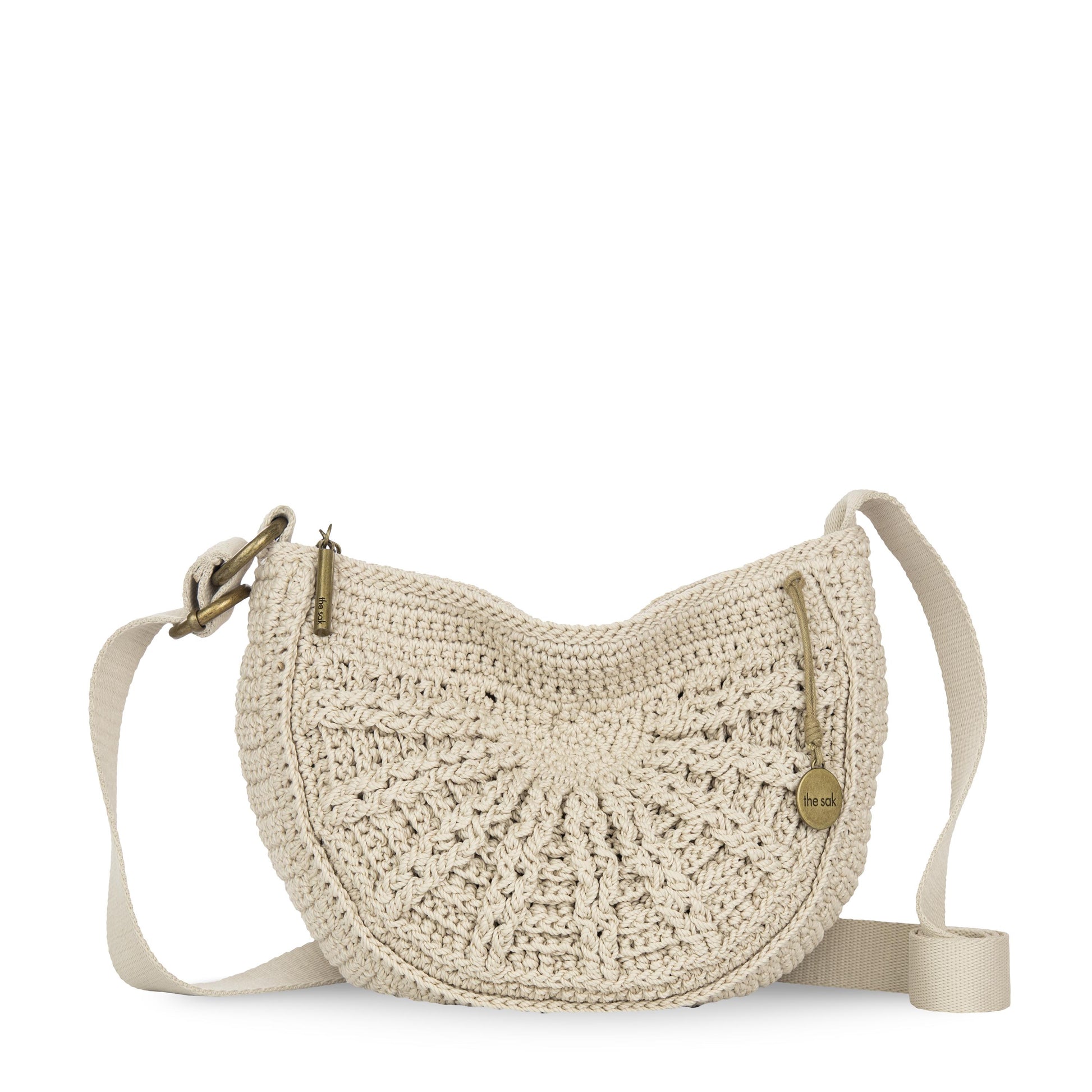 The Sak Ryder Small Crossbody Crochet - |Ecru Sunbeam|