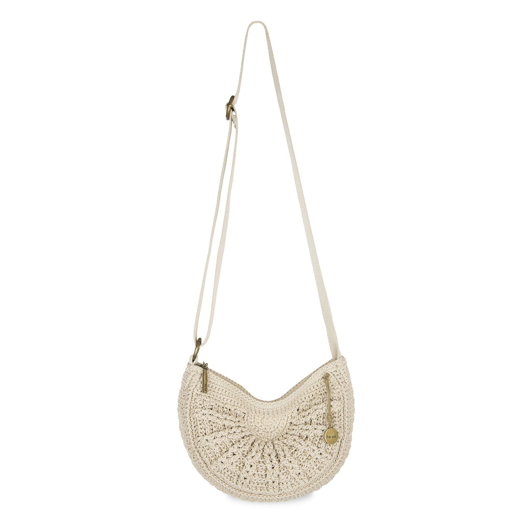 The Sak Ryder Small Crossbody - Hand Crochet - Ecru Sunbeam