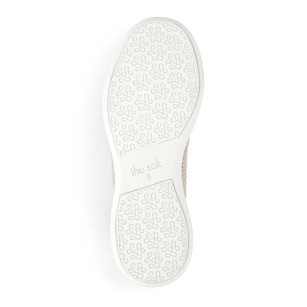 The Sak Asha Sneaker - Hand Crochet - Rainbow Ecru