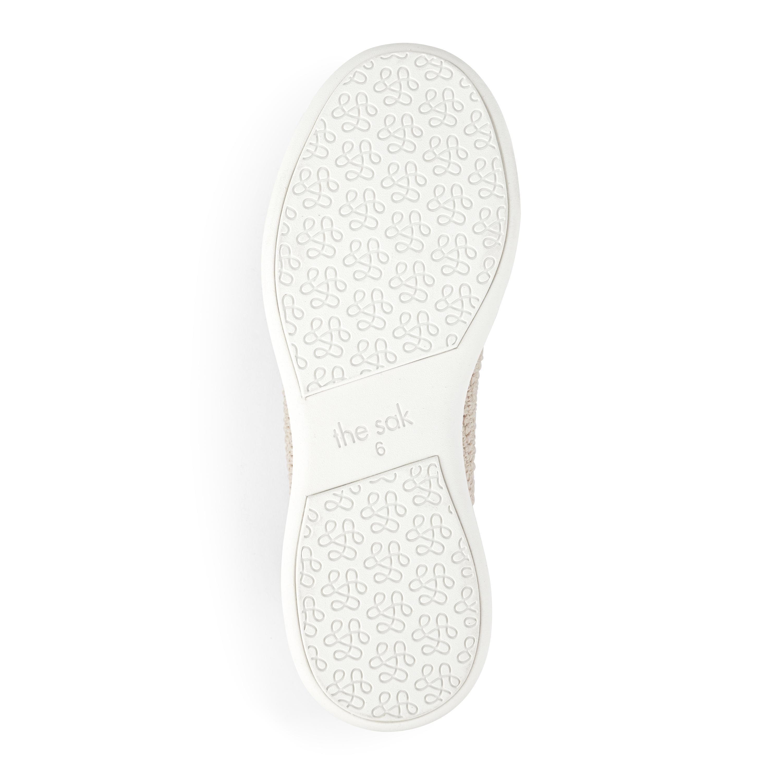 The Sak Asha Sneaker - Hand Crochet - Rainbow Ecru