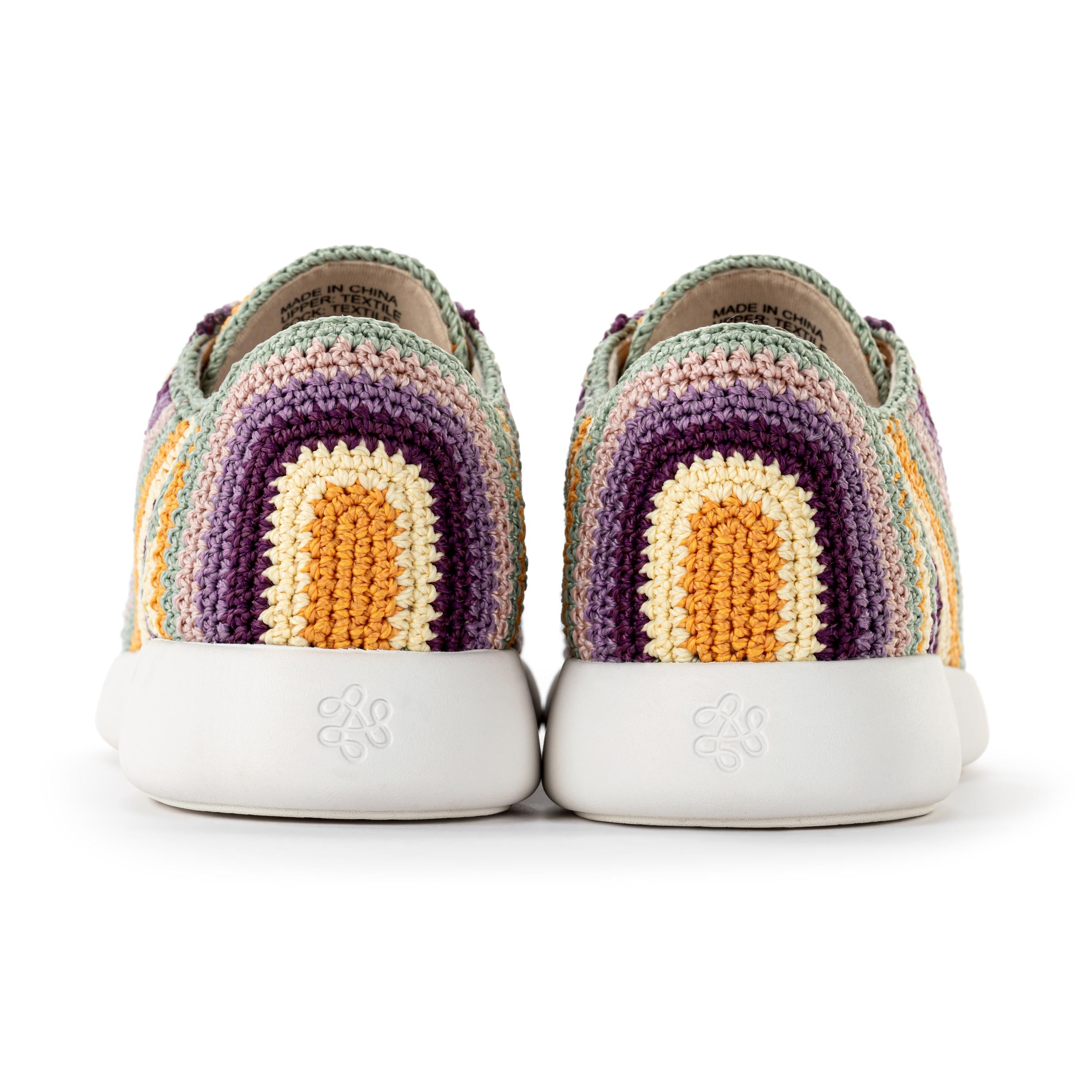 The Sak Asha Sneaker - Hand Crochet - Heather Multi Stripe