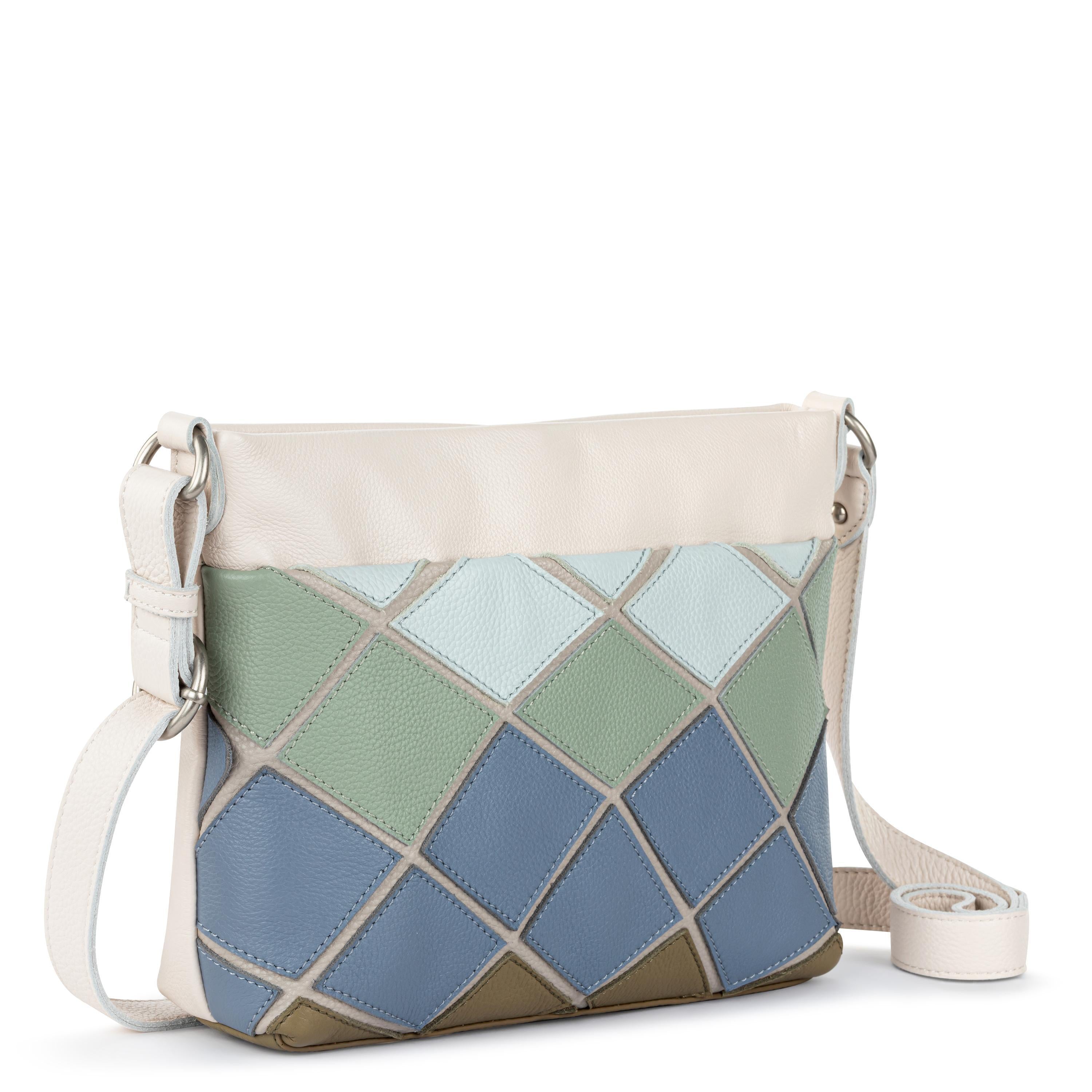 The Sak Melrose Crossbody - Leather - Loden Multi Patch