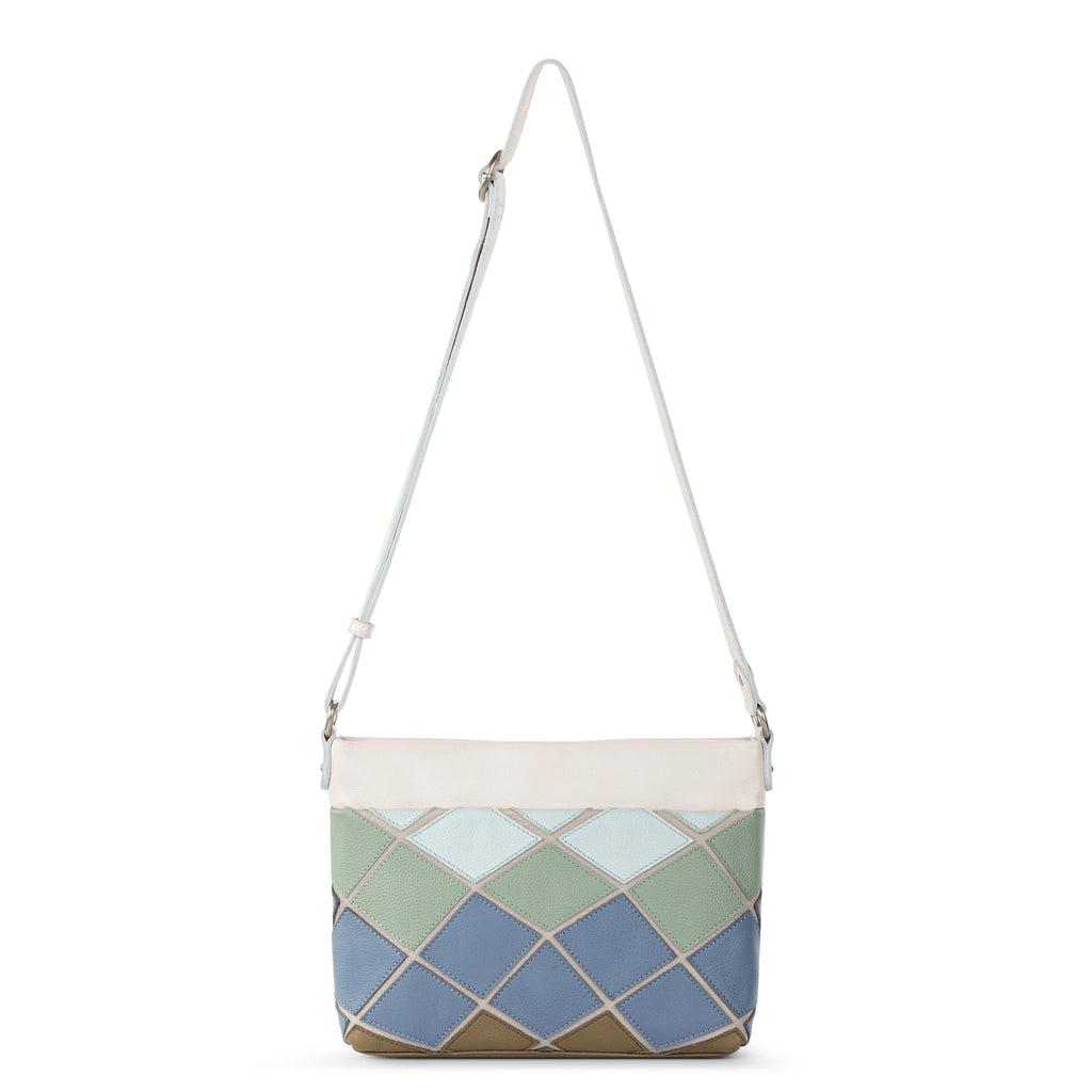 The Sak Melrose Crossbody - Leather - Loden Multi Patch
