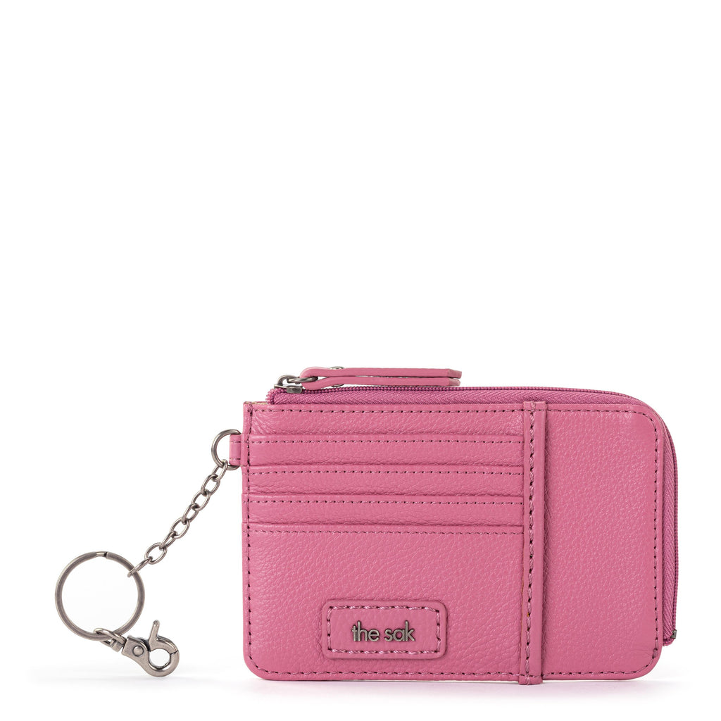 The Sak Iris Card Wallet - Leather - Mulberry