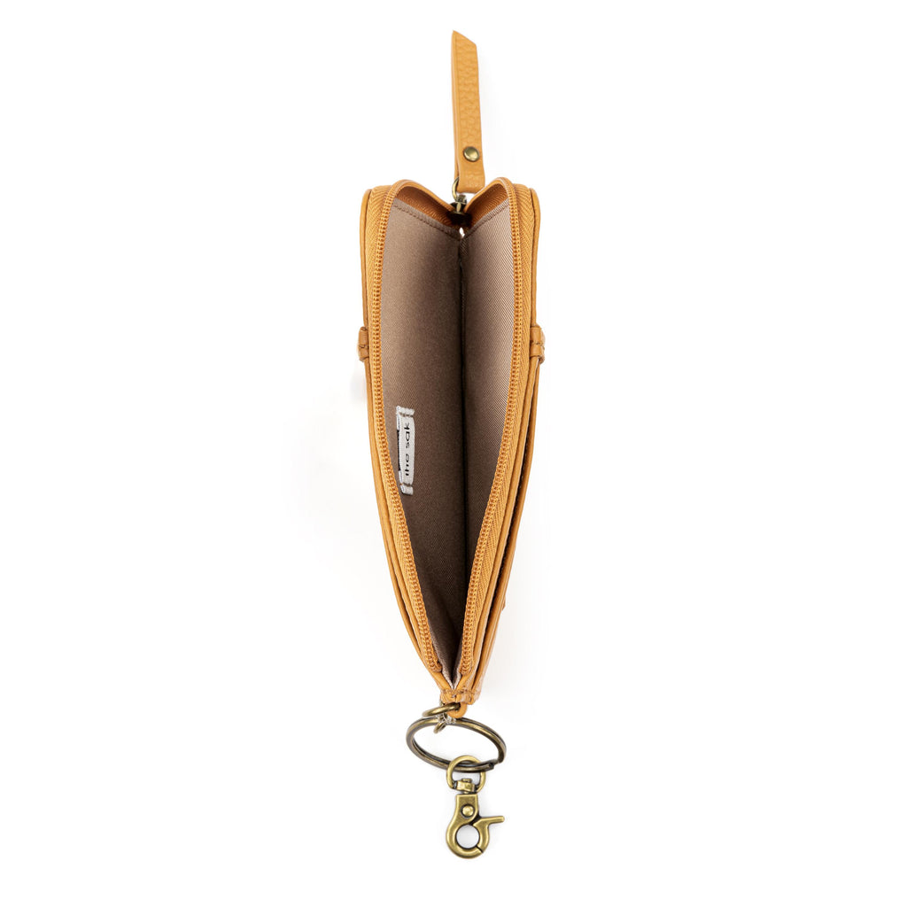 The Sak Iris Card Wallet - Leather - Marigold