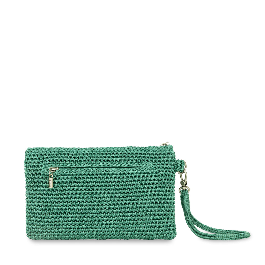 The Sak Vita Wristlet - Hand Crochet - Clover