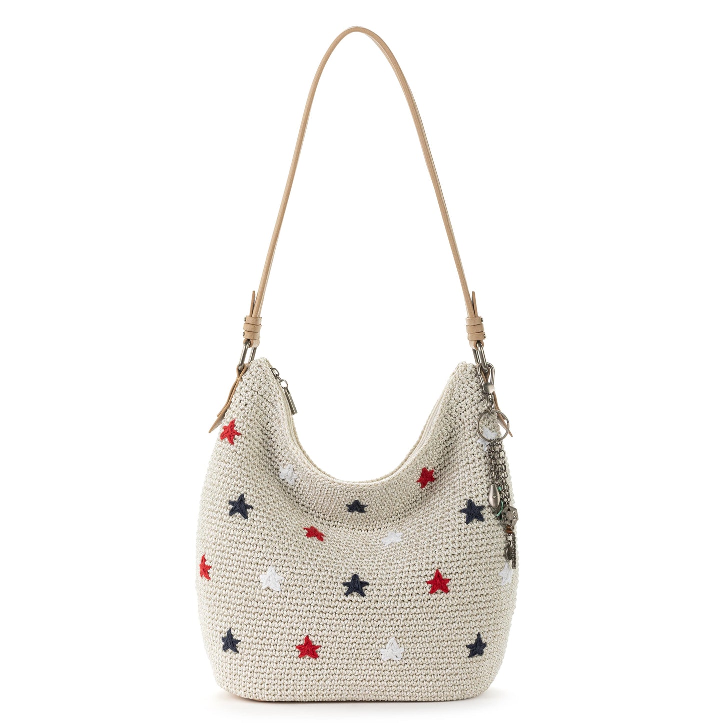 The Sak Sequoia Hobo Crochet - |Natural Multi Stars|