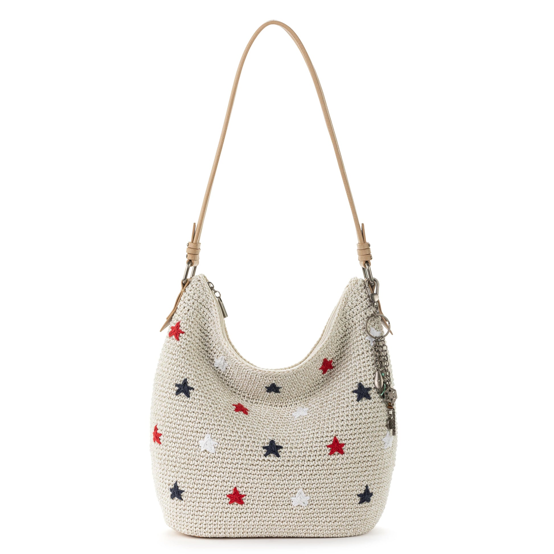 The Sak Sequoia Hobo Crochet - |Natural Multi Stars|