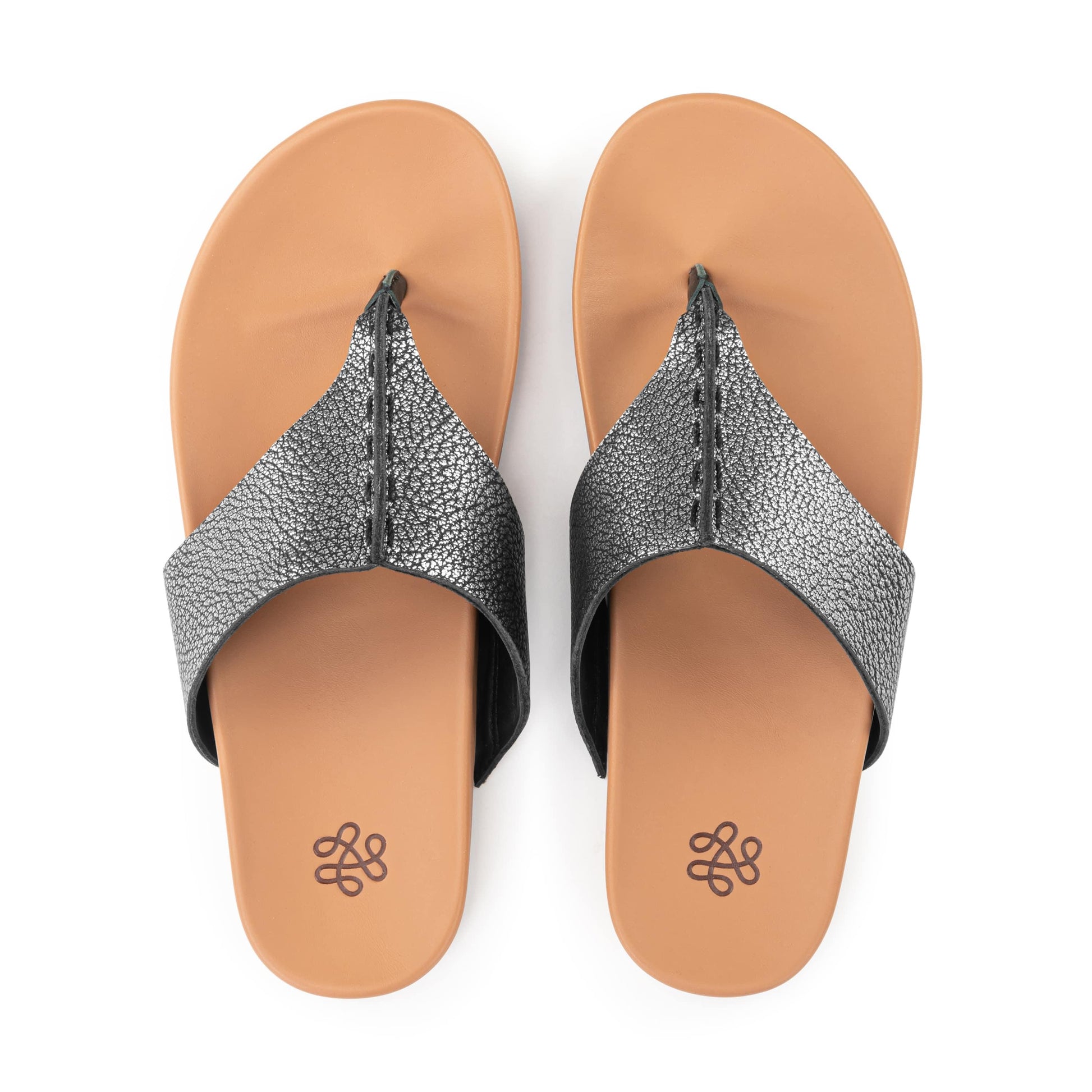 The Sak Everly Sandal Leather - |Dark Silver|