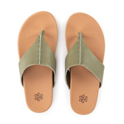 Everly Sandal - Leather - Loden