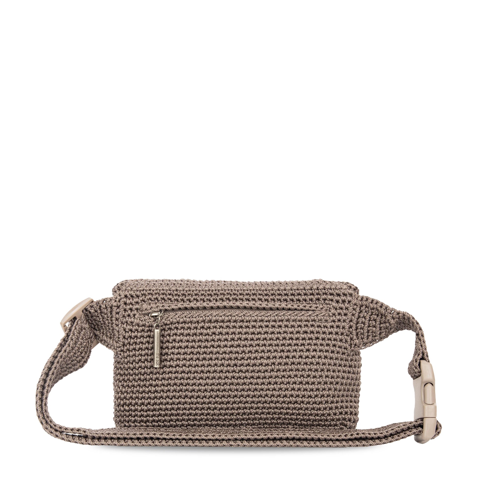 The Sak Caraway Small Belt Bag Crochet - |Mushroom|