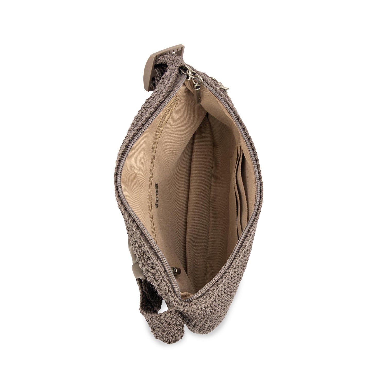 The Sak Caraway Small Belt Bag Crochet - |Mushroom|