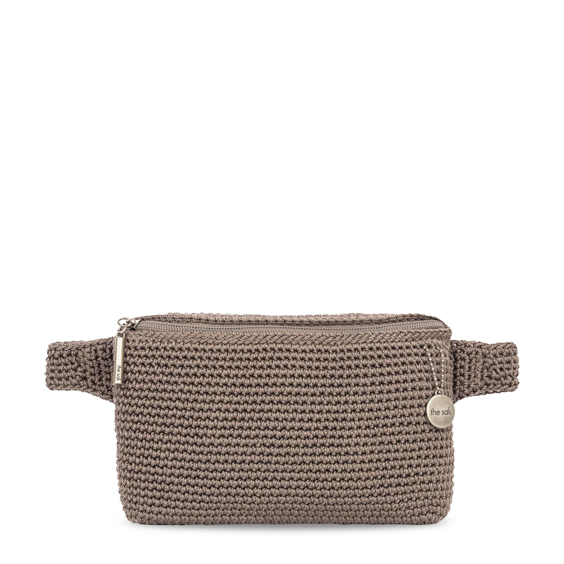 The Sak Caraway Small Belt Bag Crochet - |Mushroom|