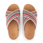 Penelope Sandal - Hand Crochet - Eden Stripe