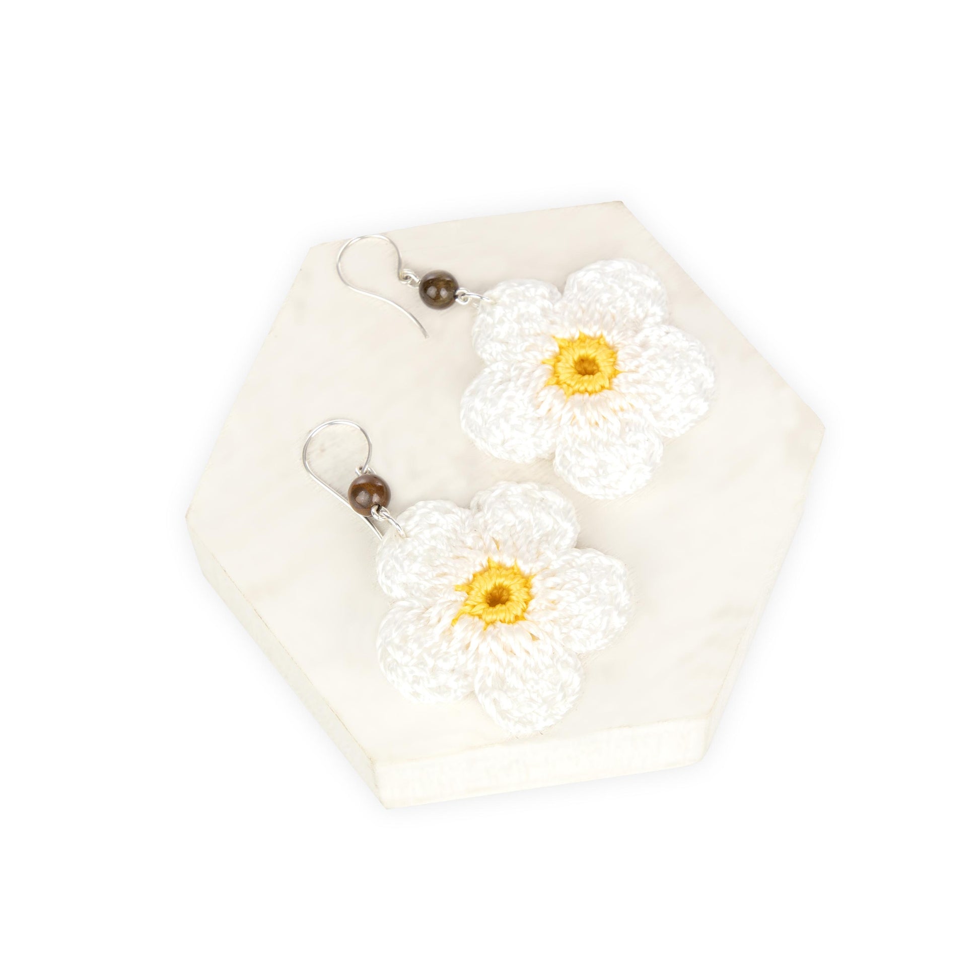 The Sak Leilani Floral Earrings - |Natural|