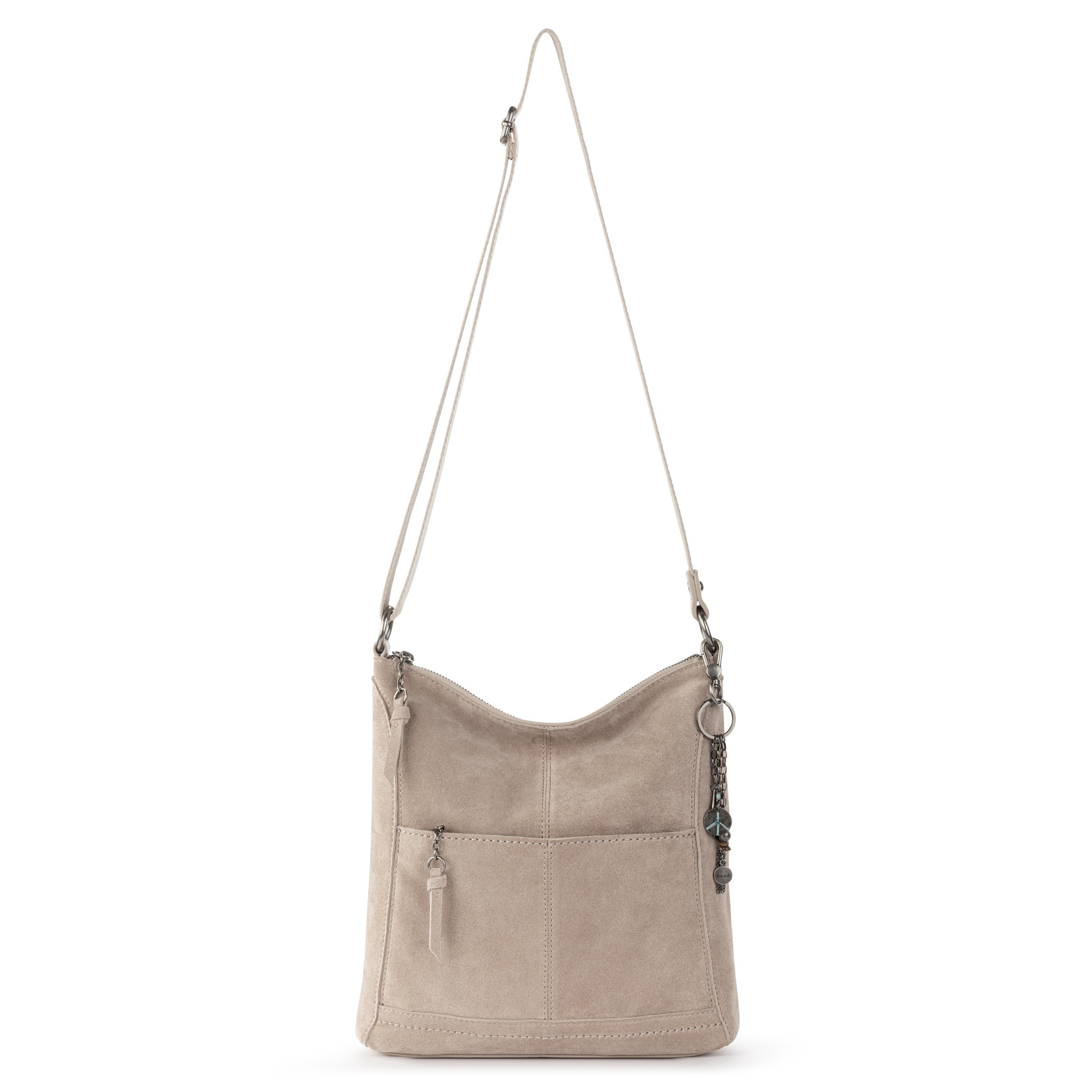 The Sak Lucia Crossbody - Leather - Sand Suede