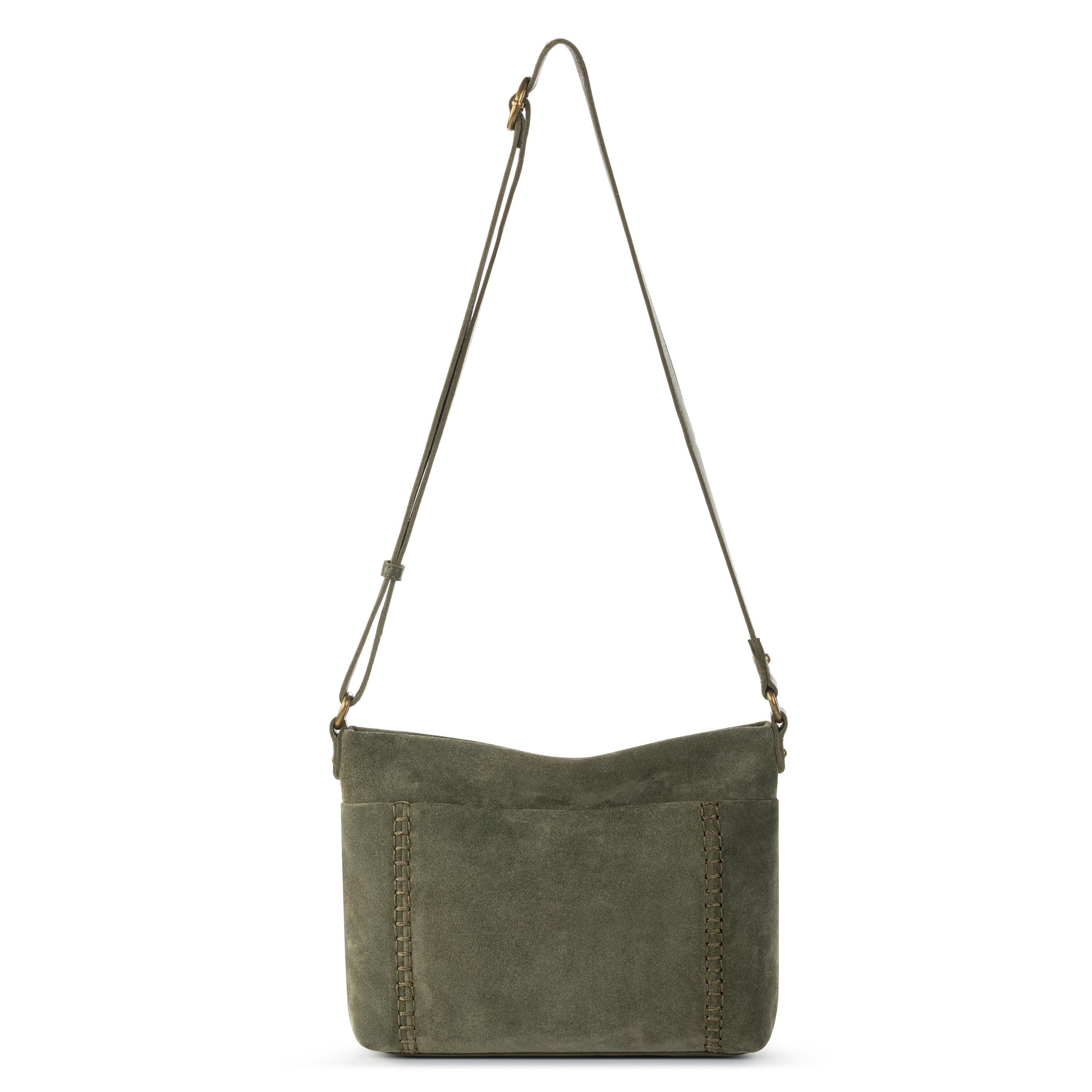 The Sak Melrose Crossbody - Leather - Moss Suede