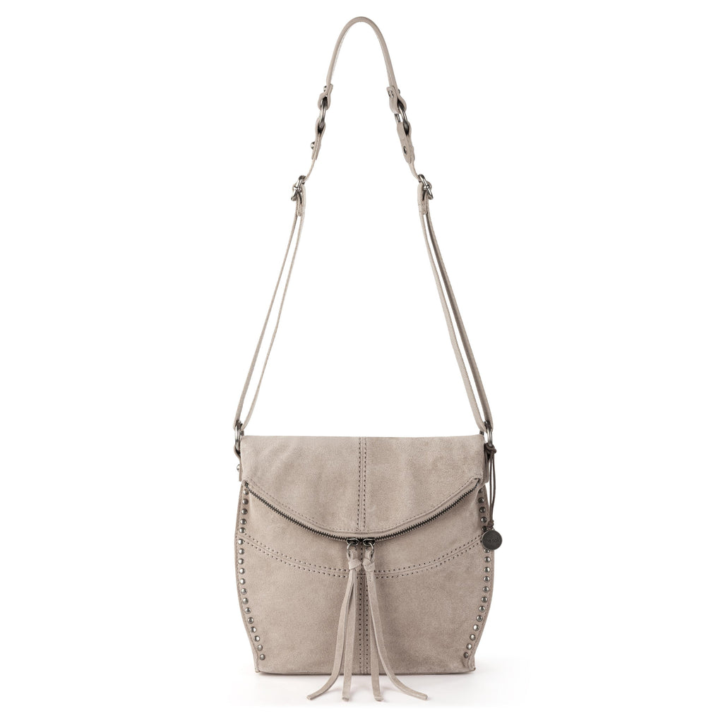 The Sak Silverlake Flap Crossbody - Leather - Sand Suede