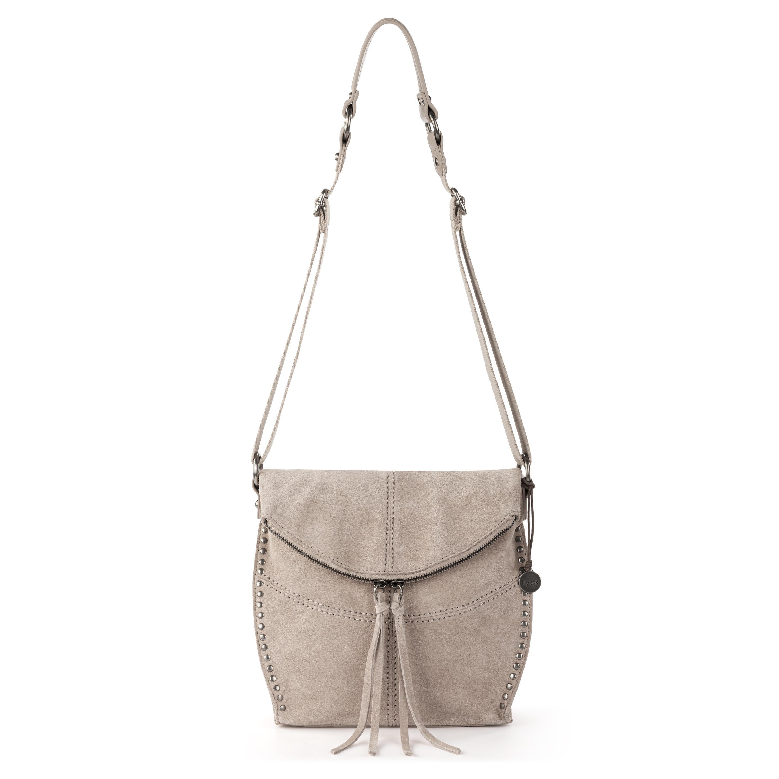 The Sak Silverlake Flap Crossbody - Leather - Sand Suede