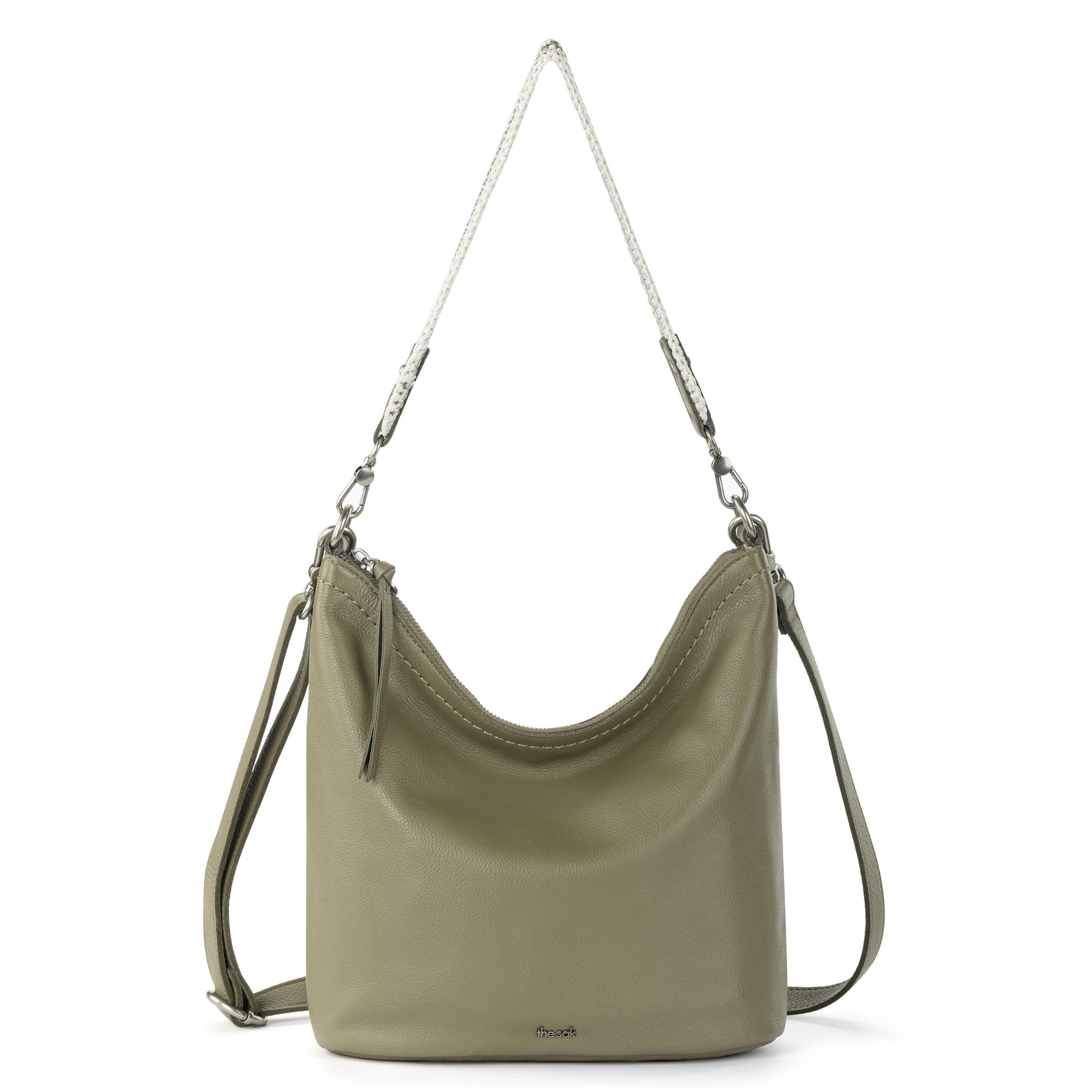 The Sak Jasmine Bucket Crossbody Leather - |Loden|