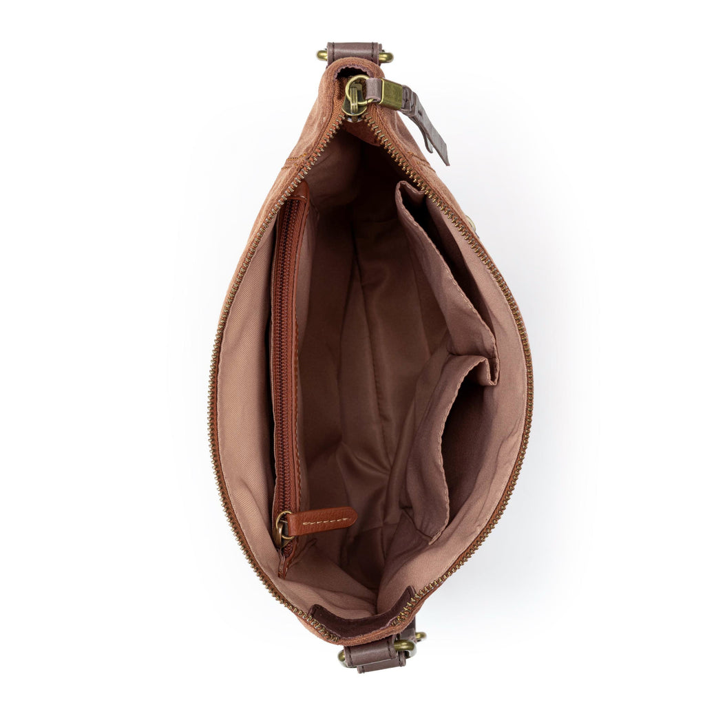 The Sak Ashland Crossbody - Leather - Tobacco Suede