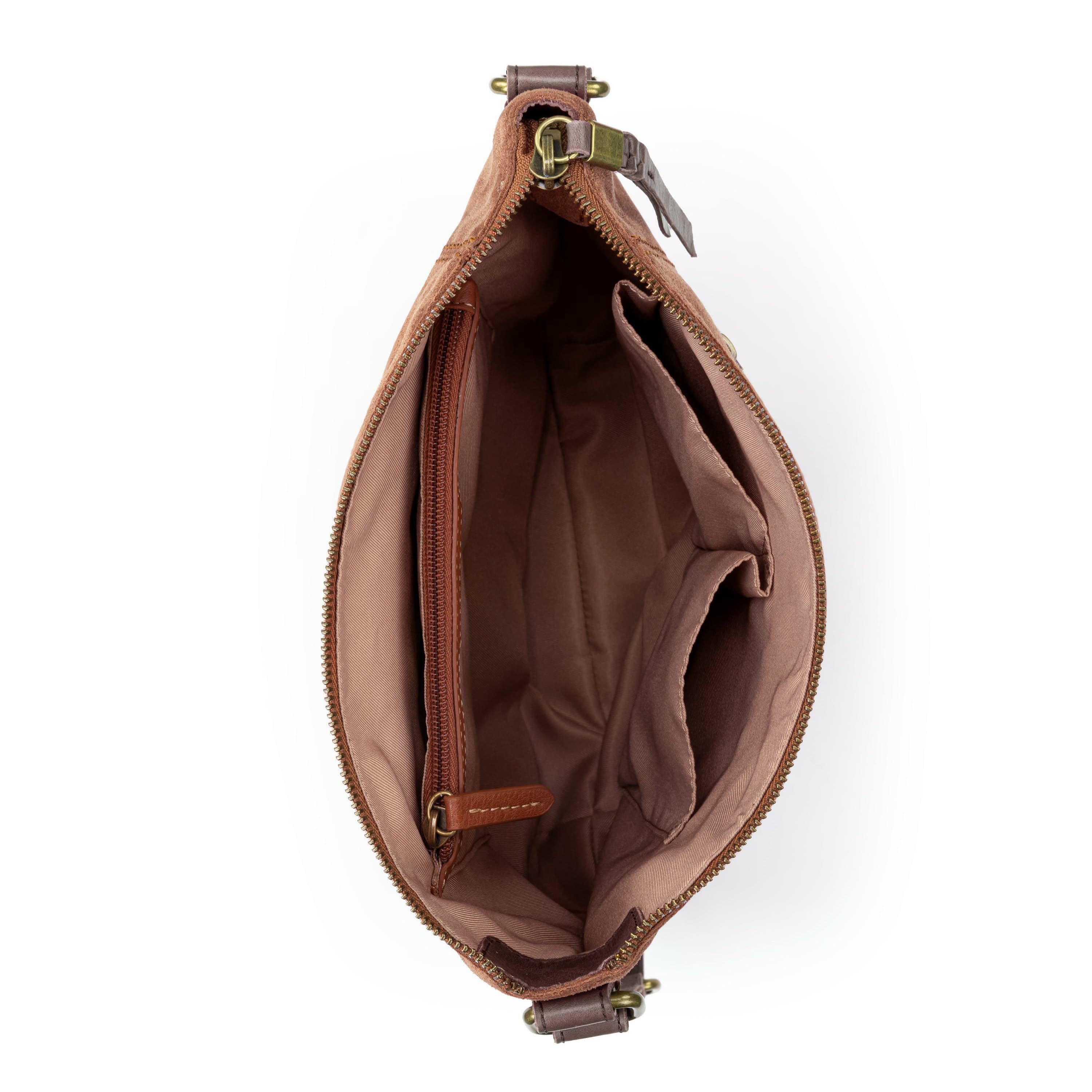 The Sak Ashland Crossbody - Leather - Tobacco Suede