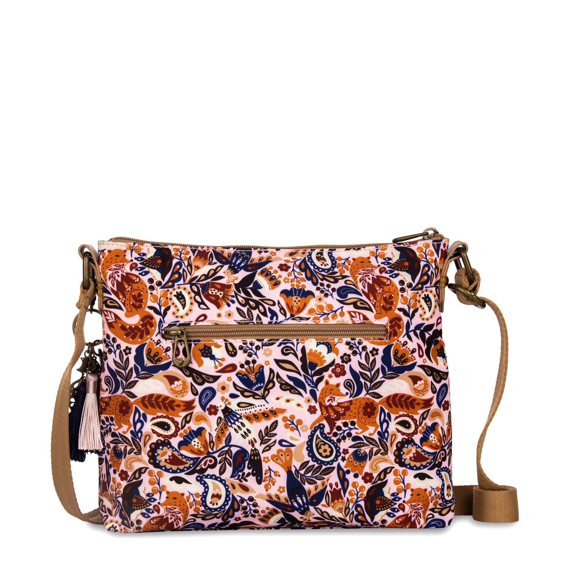 Sakroots Basic Crossbody EcoTwill - |Autumn Enchanted Forest|