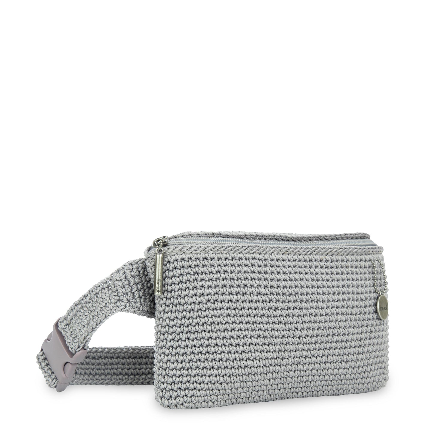The Sak Caraway Small Belt Bag Crochet - |Cloud|