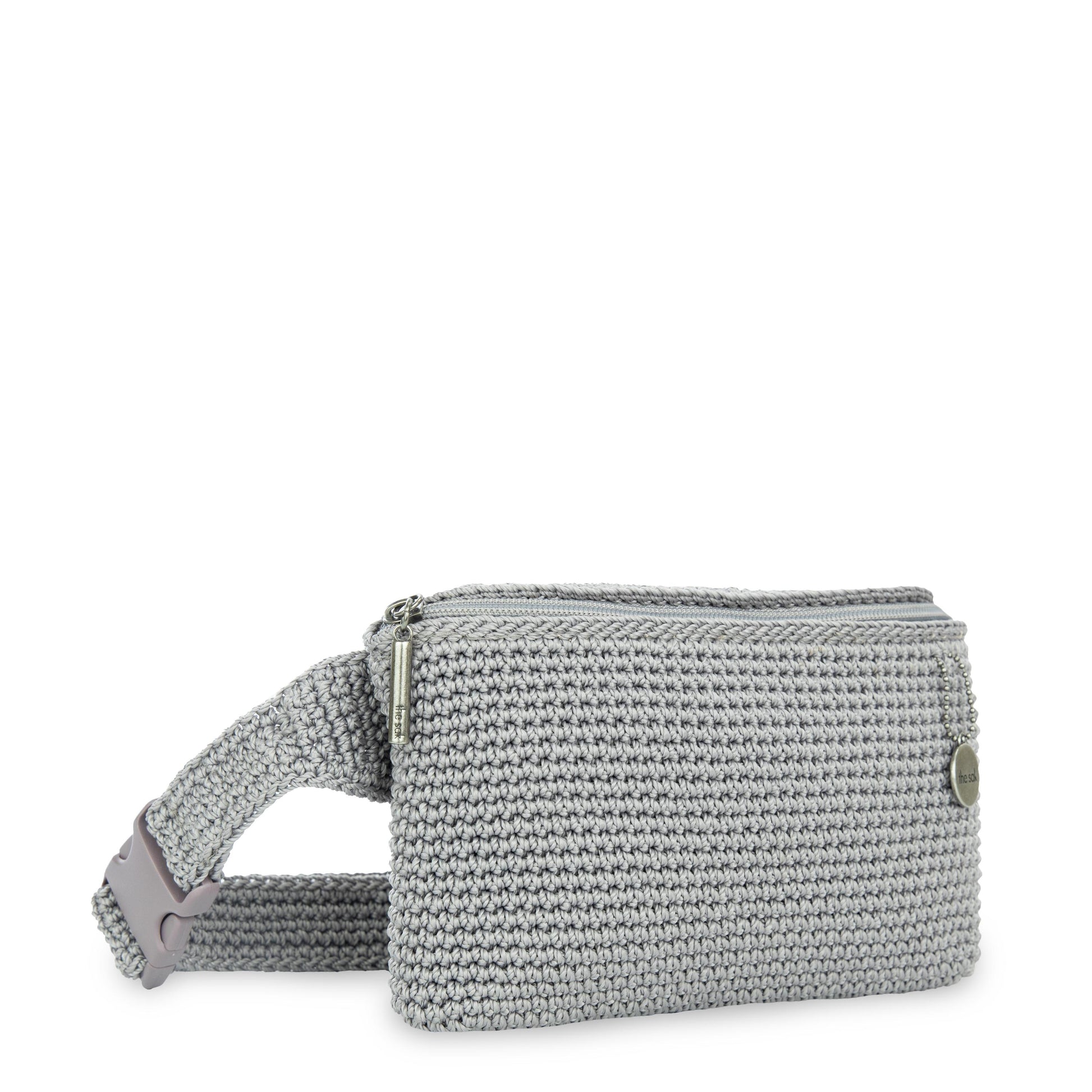 The Sak Caraway Small Belt Bag Crochet - |Cloud|