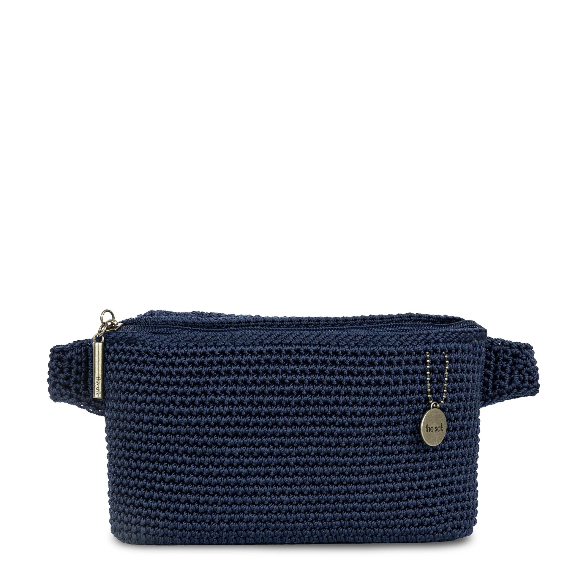 The Sak Caraway Small Belt Bag Crochet - |Denim|