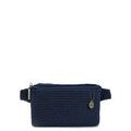 The Sak Caraway Small Belt Bag - Hand Crochet - Denim