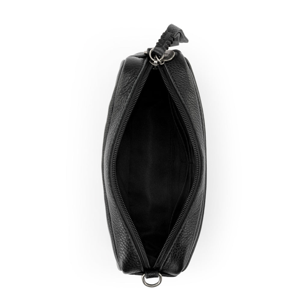 The Sak Cora Smartphone Crossbody - Leather - Black
