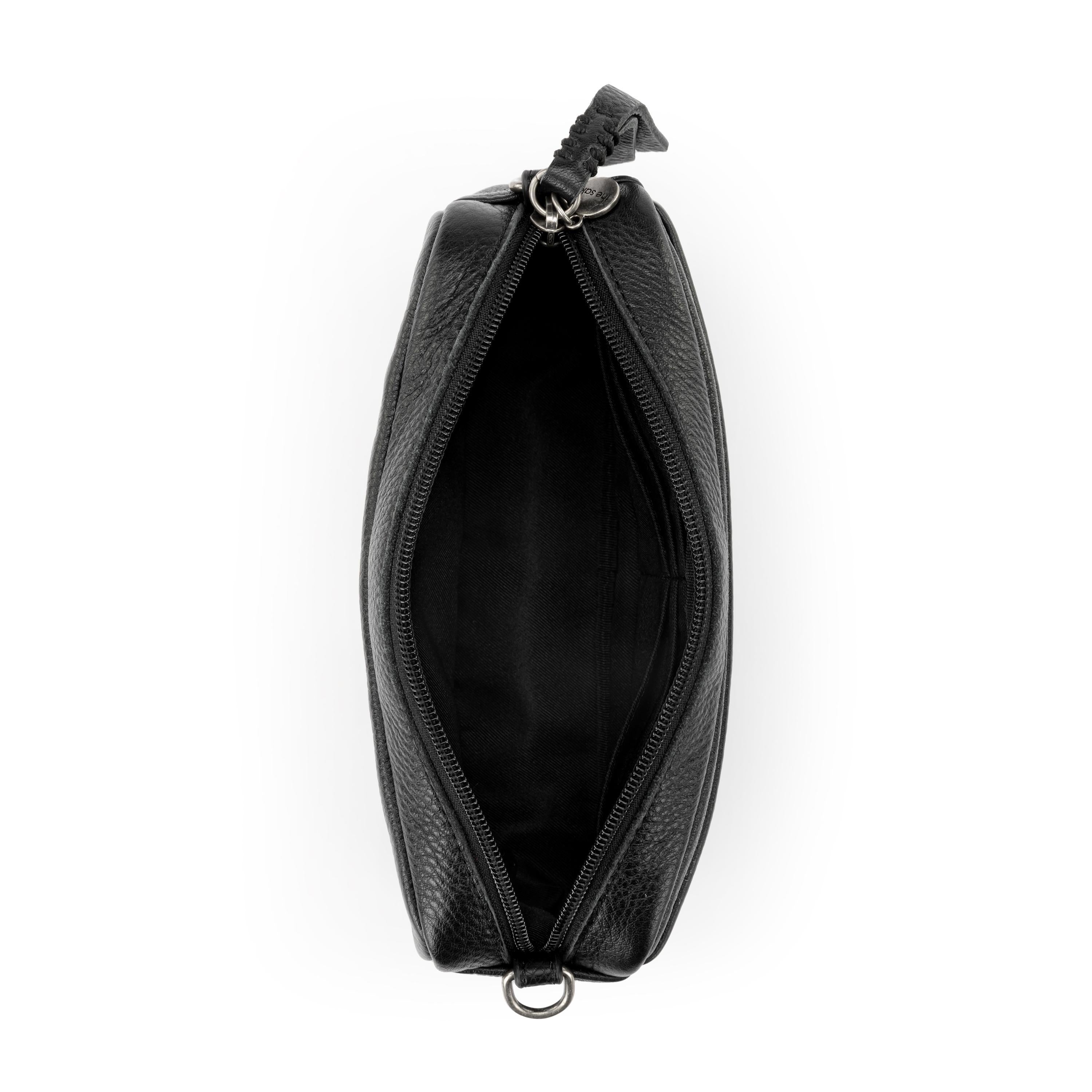 The Sak Cora Smartphone Crossbody - Leather - Black